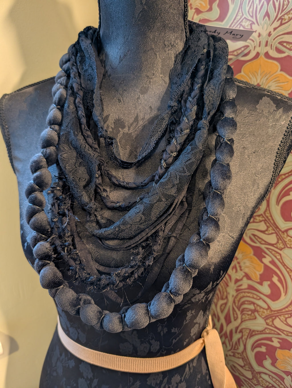 Bloody Mary, Medieval Inspired Necklace, Handmade from Recycled Materials