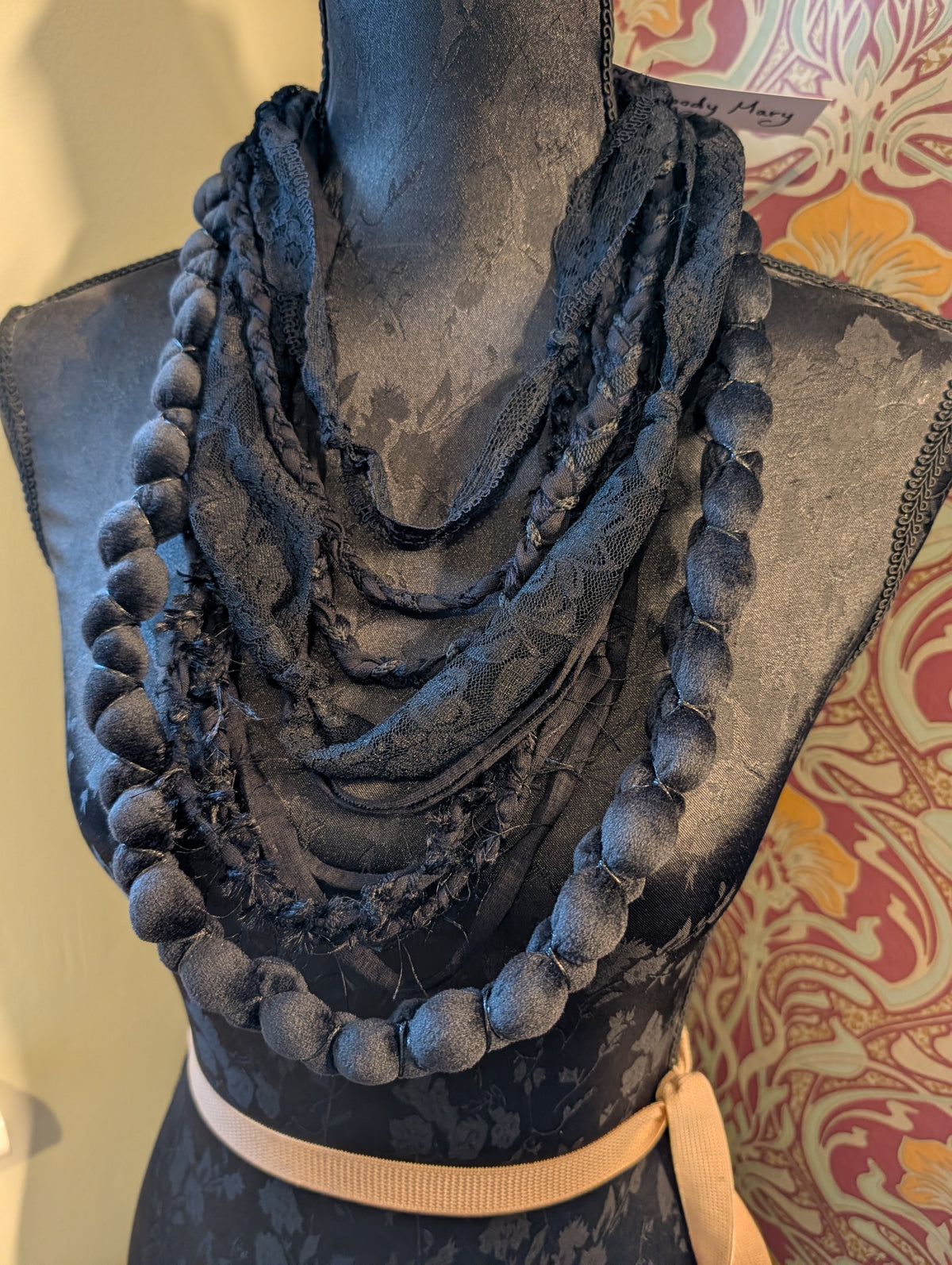 Bloody Mary, Medieval Inspired Necklace, Handmade from Recycled Materials