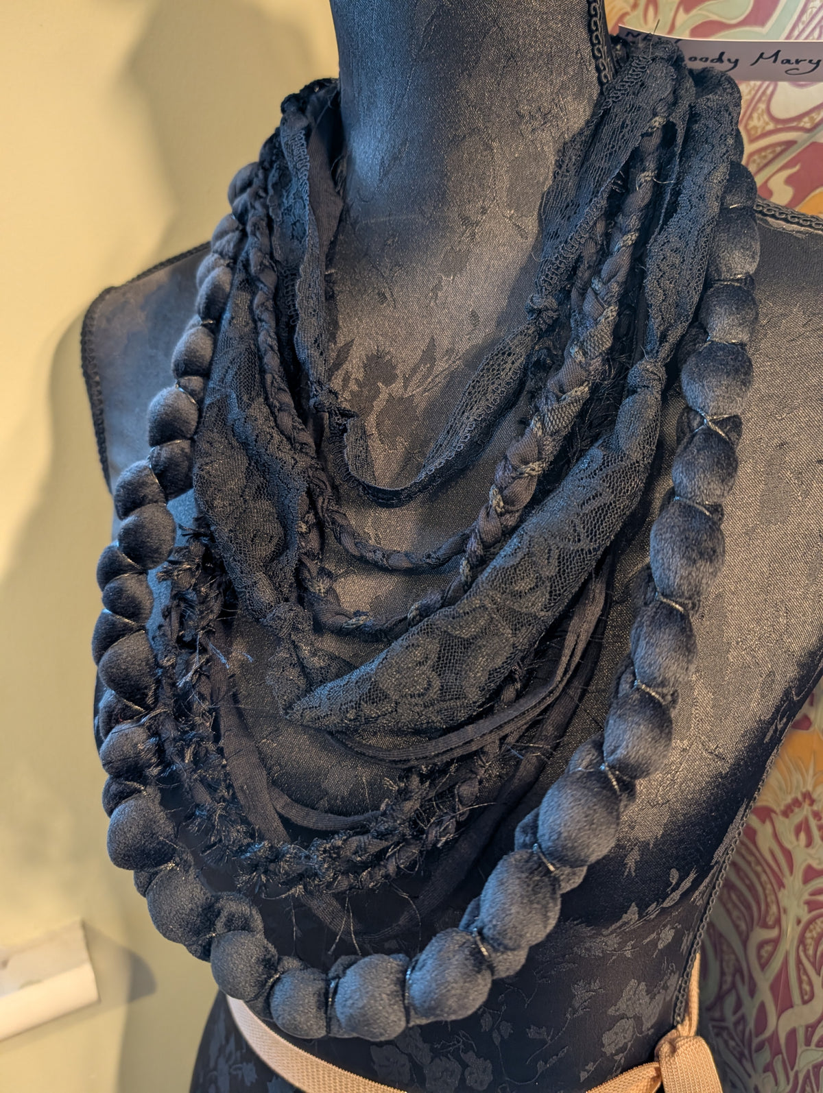 Bloody Mary, Medieval Inspired Necklace, Handmade from Recycled Materials