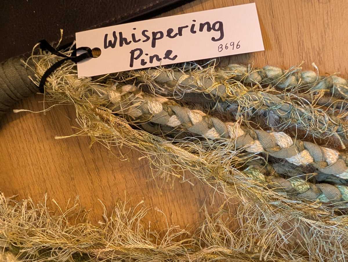 NEW Whispering Pine, A Beautiful Upcycled, Handcrafted Bohemian Fabric Necklace, Forestcore, Fairycore, Unique Gift
