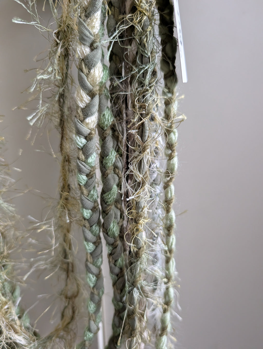 NEW Whispering Pine, A Beautiful Upcycled, Handcrafted Bohemian Fabric Necklace, Forestcore, Fairycore, Unique Gift