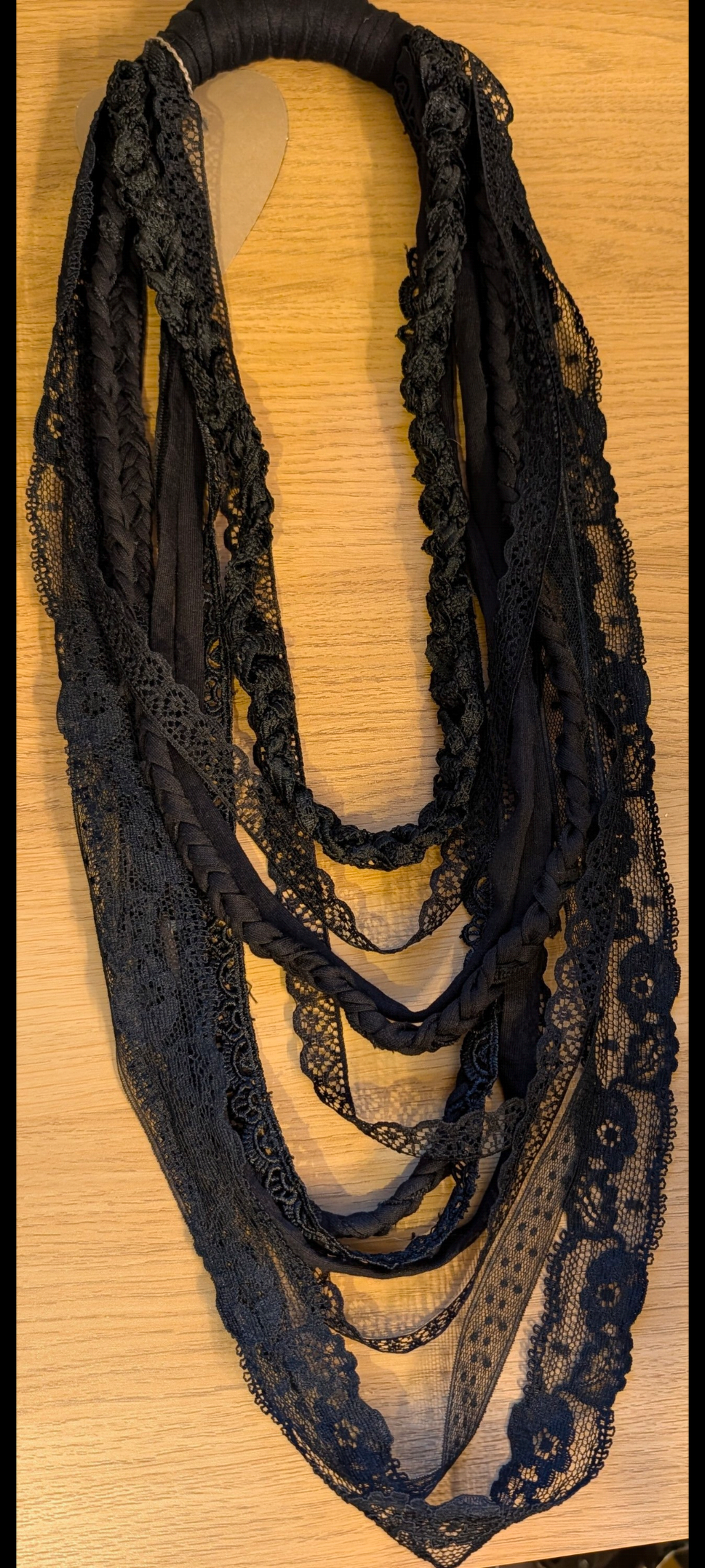 Whimsigoth Stevie Beautiful Handmade Fabric Necklace