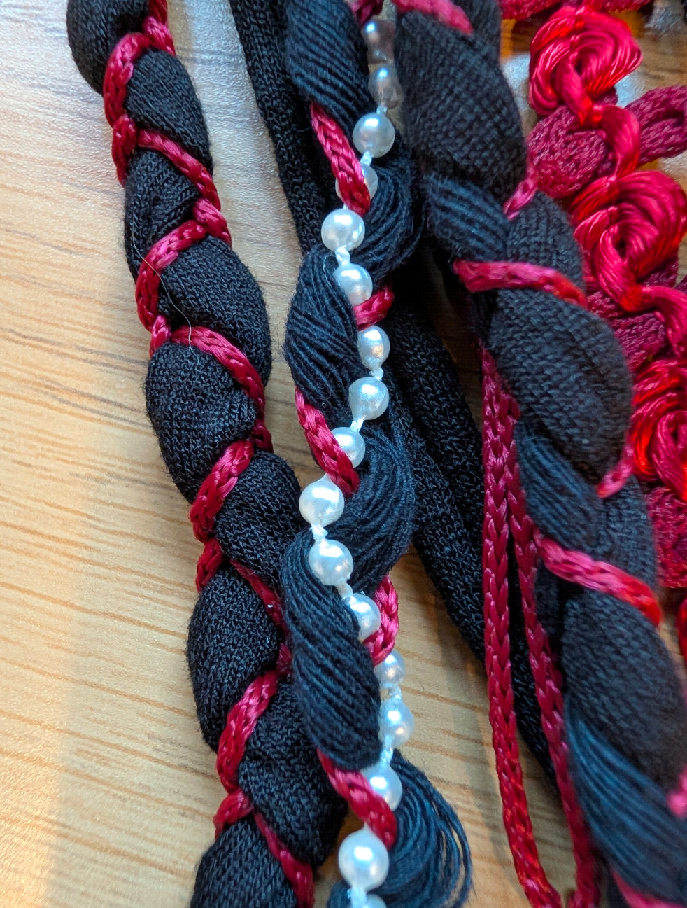 Tudor Rose, Handmade Upcycled Statement Piece