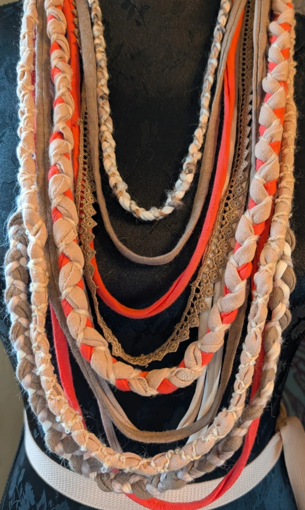 Pretty Coral Summer Holiday Bohemian Style Alternative Fashion Accessory, Festival Coral