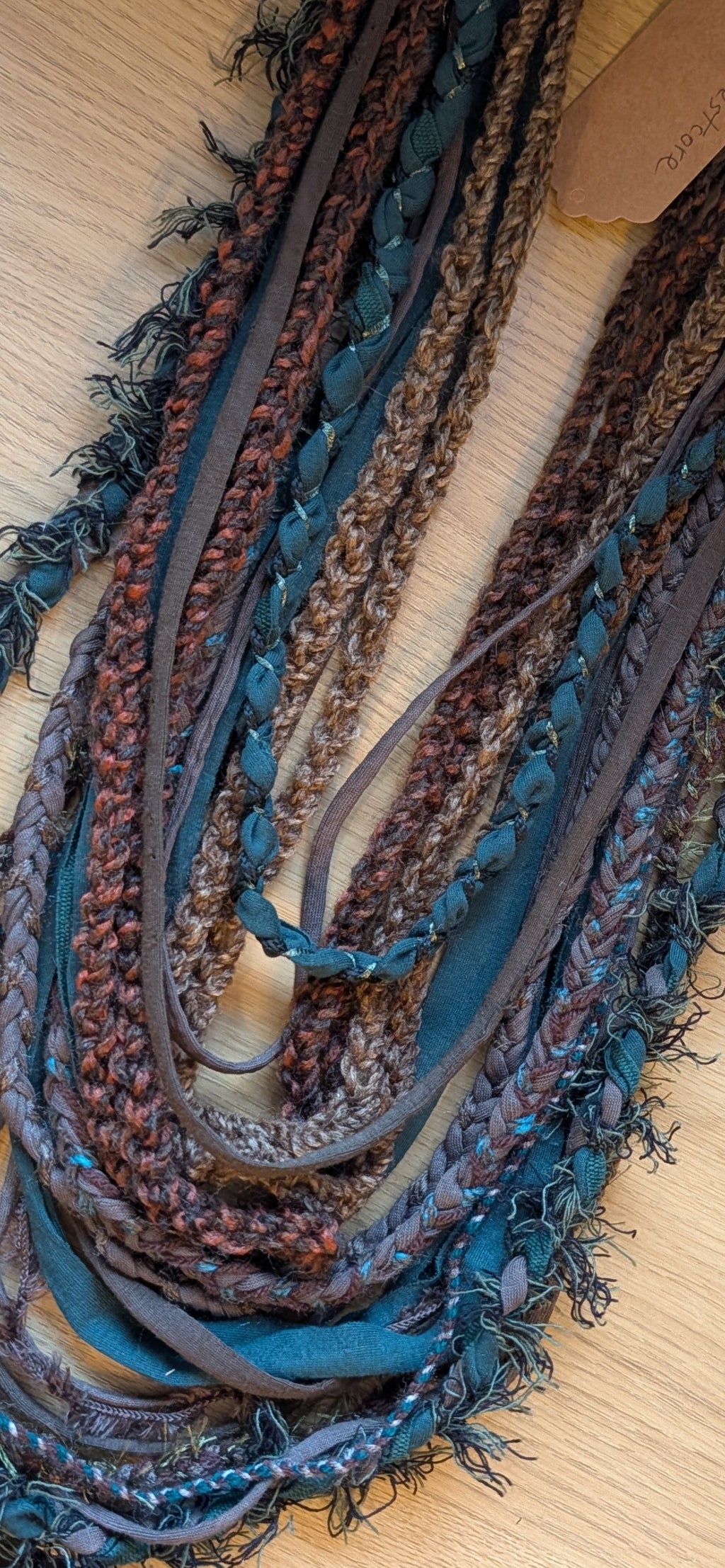 Forestcore Bohemian Style Infinity Scarf