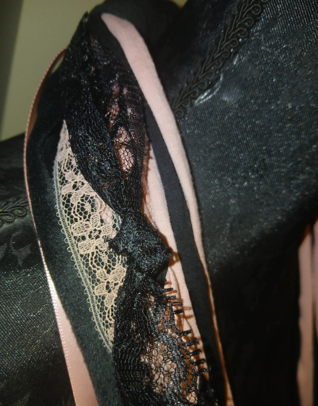 Morbidly Cute, Dollscore, Whimsigoth, Upcycled Infinity Scarf