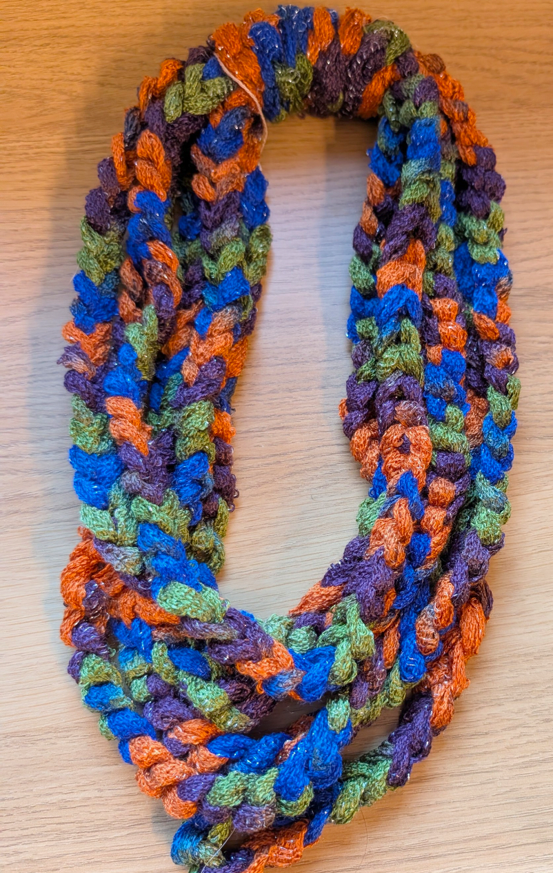 Carnival, Unique Handmade Infinity Scarf