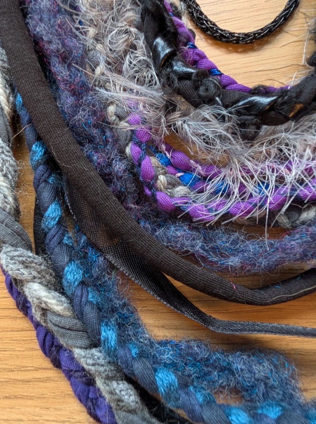 Tempest Witch Boho Witchy Style Fabric Necklace