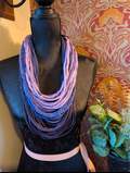 Purple Ombre Handmade Infinity Scarf