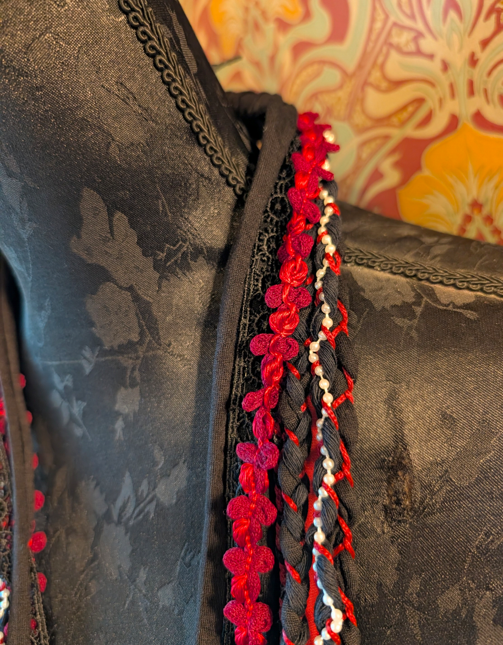 Tudor Rose, Handmade Upcycled Statement Piece