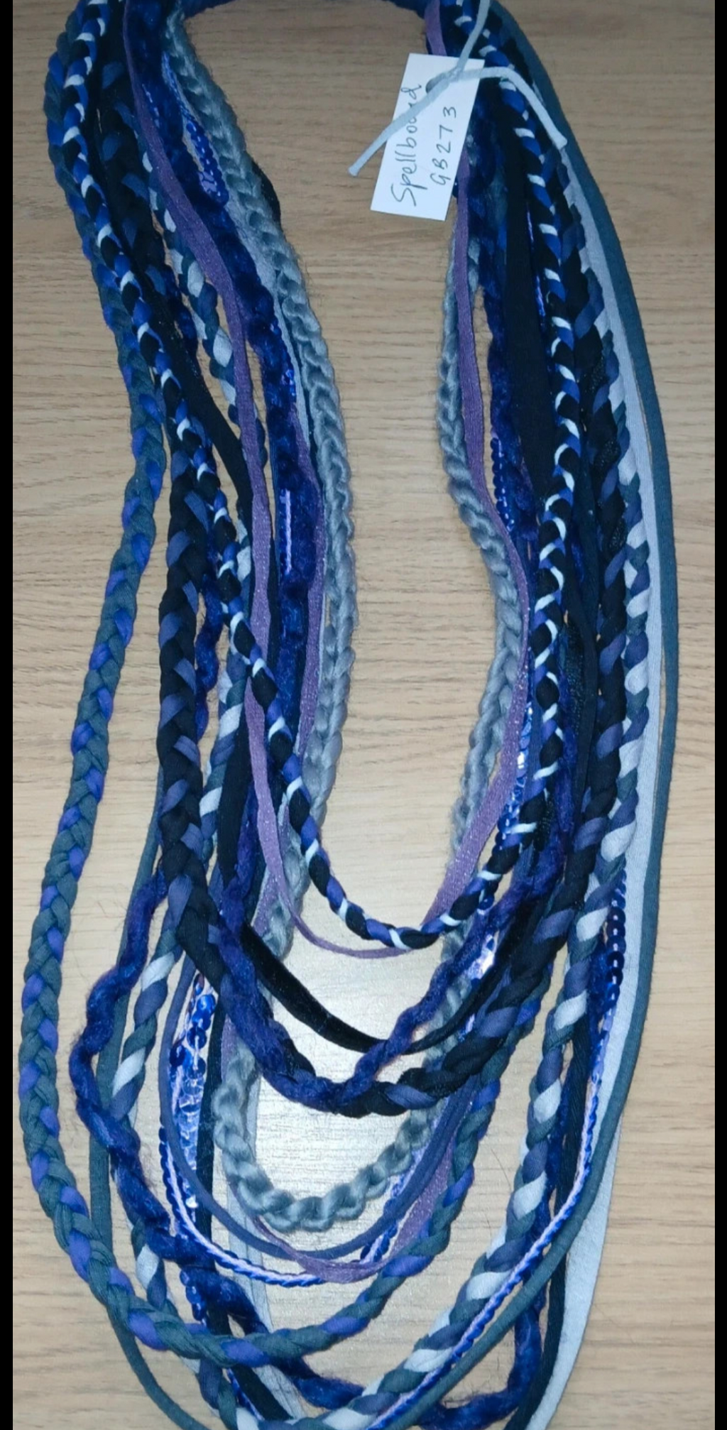 Spellbound, Witchy Inspired Boho Fabric Necklace