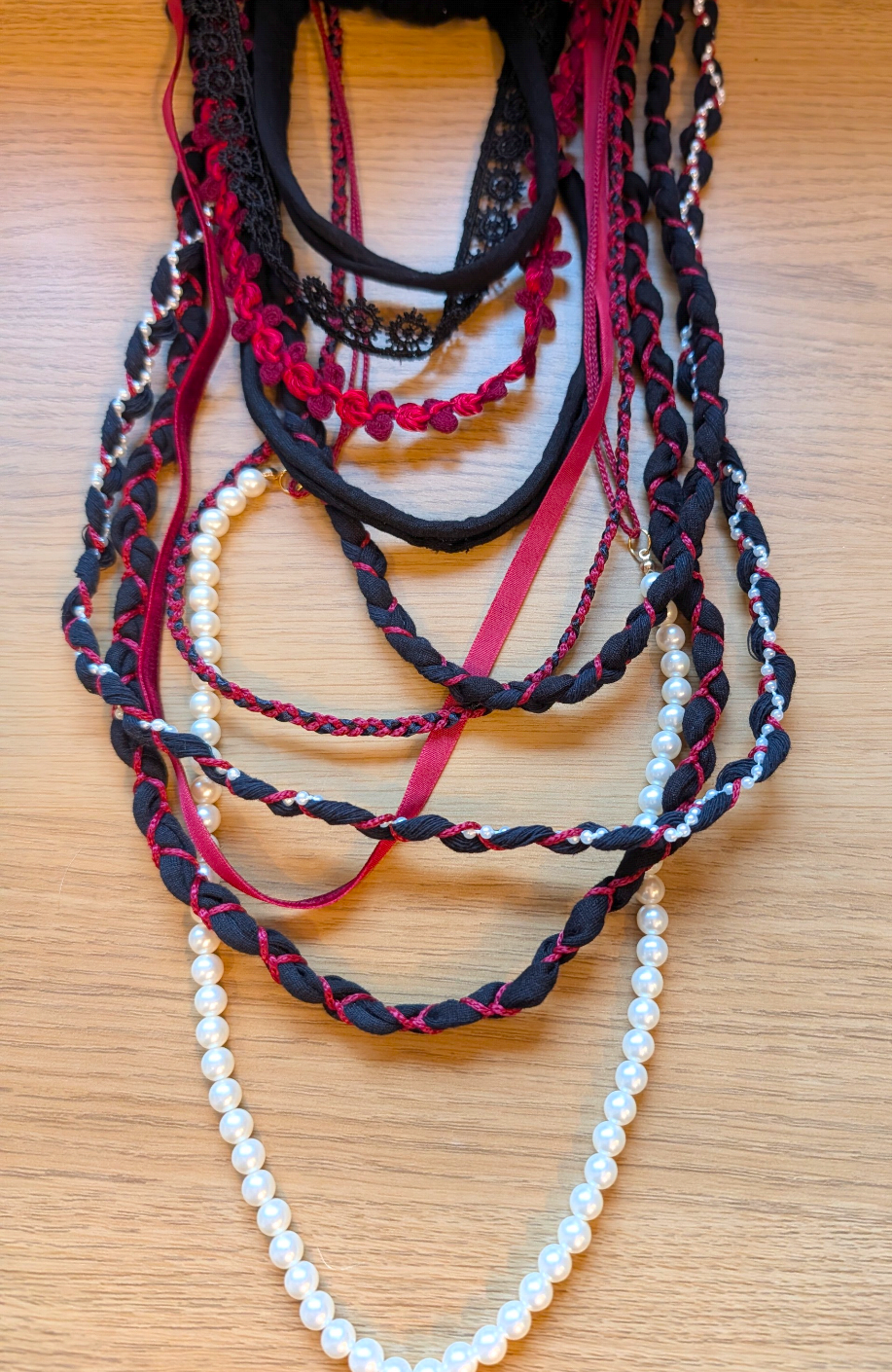 Tudor Rose, Handmade Upcycled Statement Piece