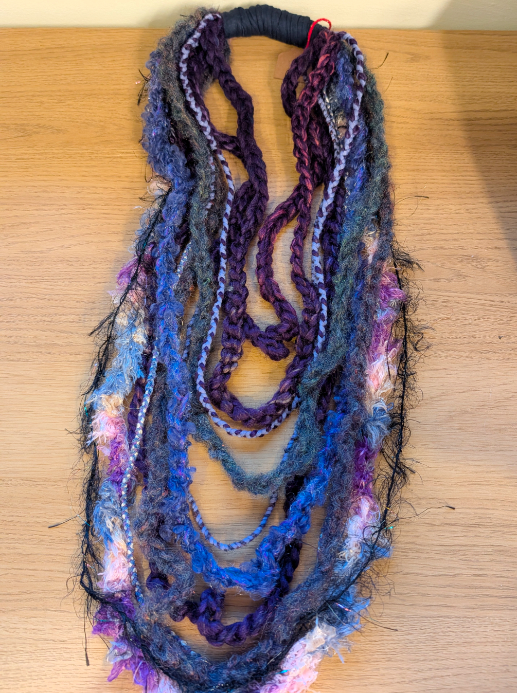 Alchemy, Handcrafted & Upcycled Boho Infinity Scarf
