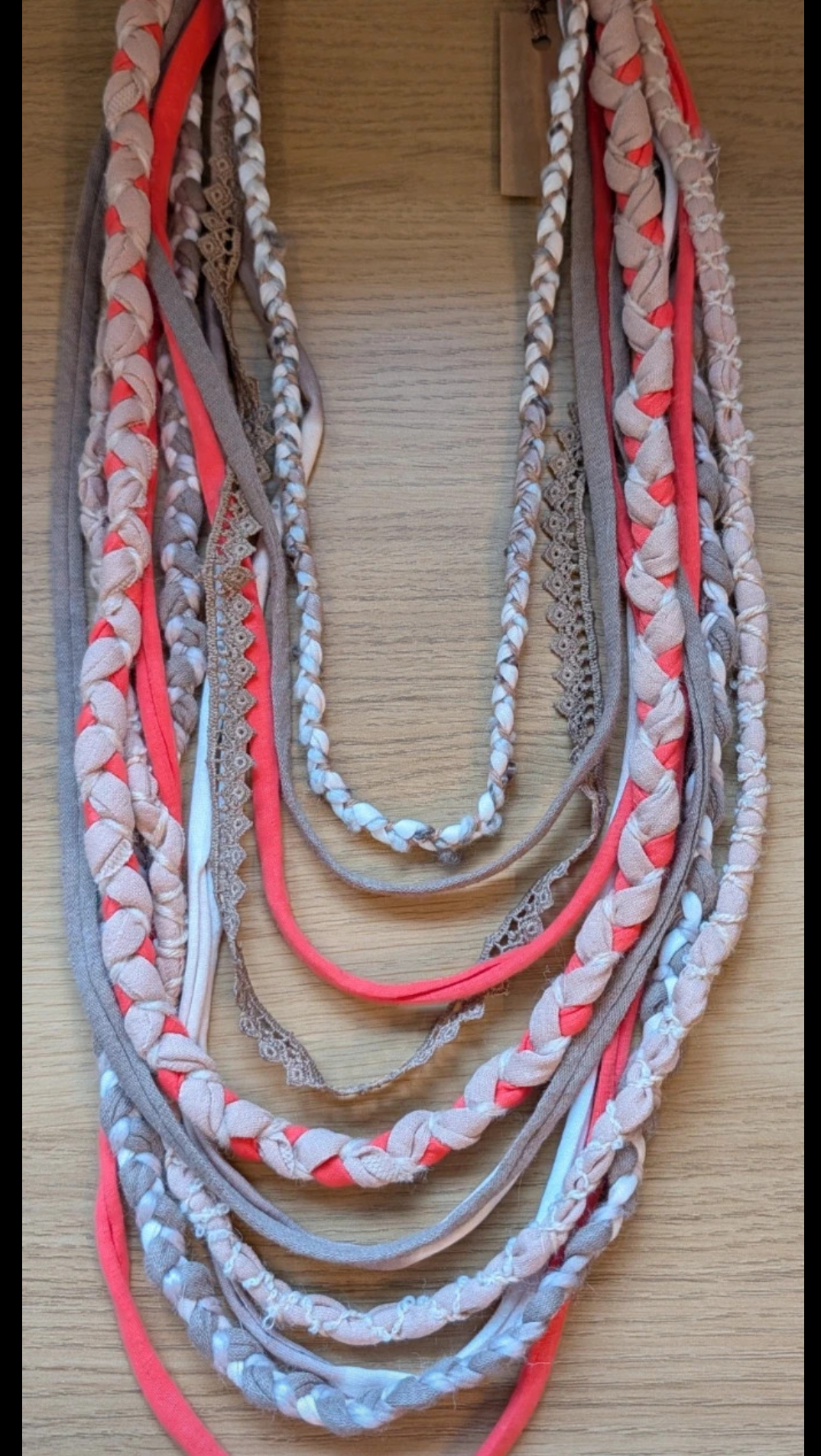 Pretty Coral Summer Holiday Bohemian Style Alternative Fashion Accessory, Festival Coral