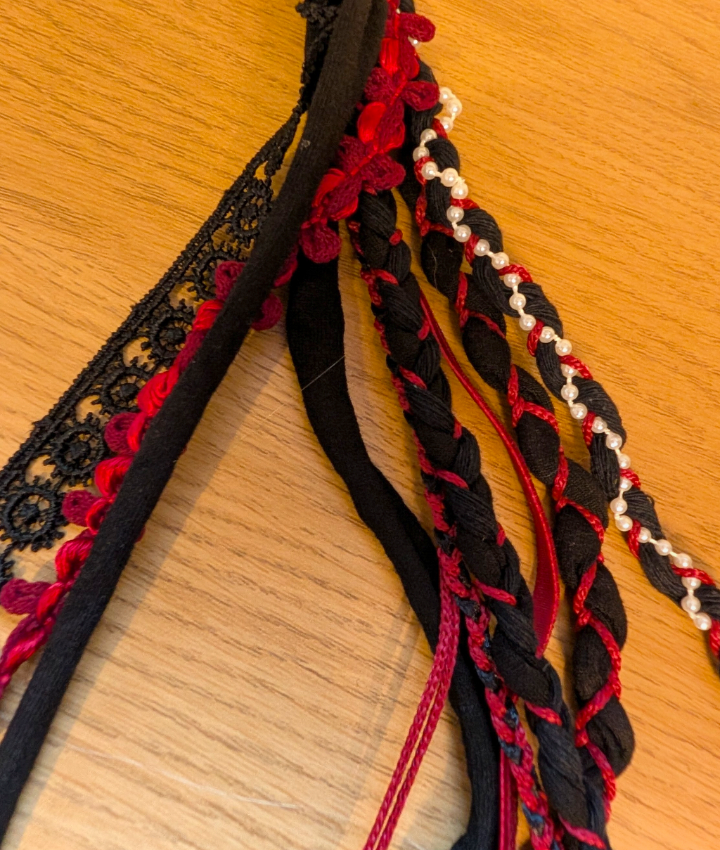 Tudor Rose, Handmade Upcycled Statement Piece