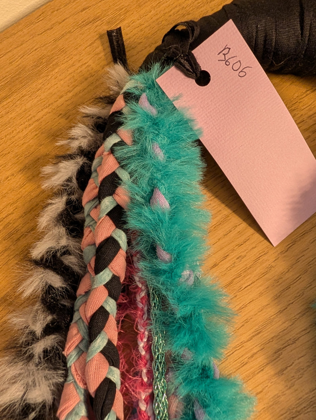 Bright & Bold Fashion Accessory: Scene Queen, layered fabric scarf/necklace, handmade & eco-conscious item