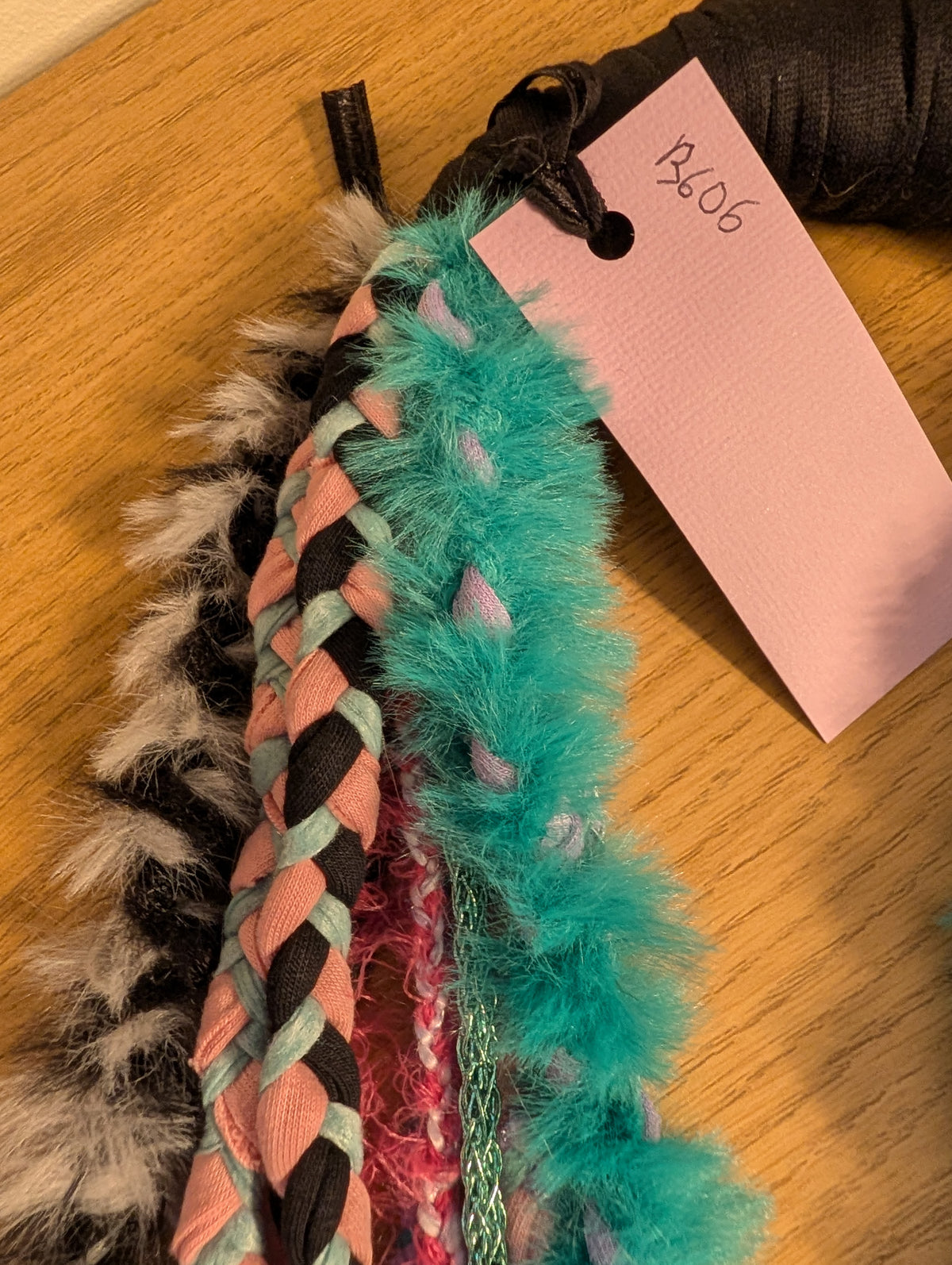 Bright & Bold Fashion Accessory: Scene Queen, layered fabric scarf/necklace, handmade & eco-conscious item