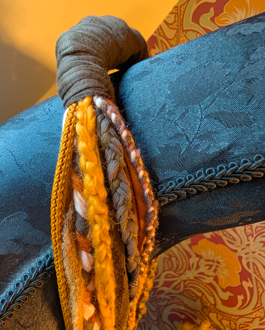 Pumpkin Spice Handcrafted Bohemian Style Scarf