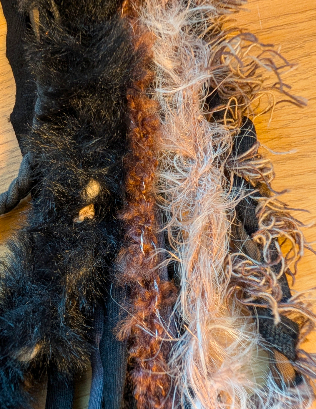 Shamanic, Handmade Statement Fabric Necklace/Infinity Scarf