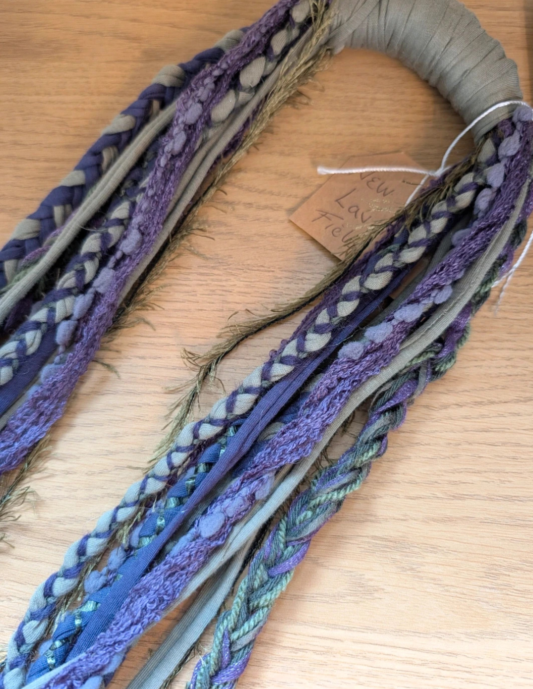 Lavender Fields, A Boho style, Floral inspired Statement Piece made from Sustainable resources