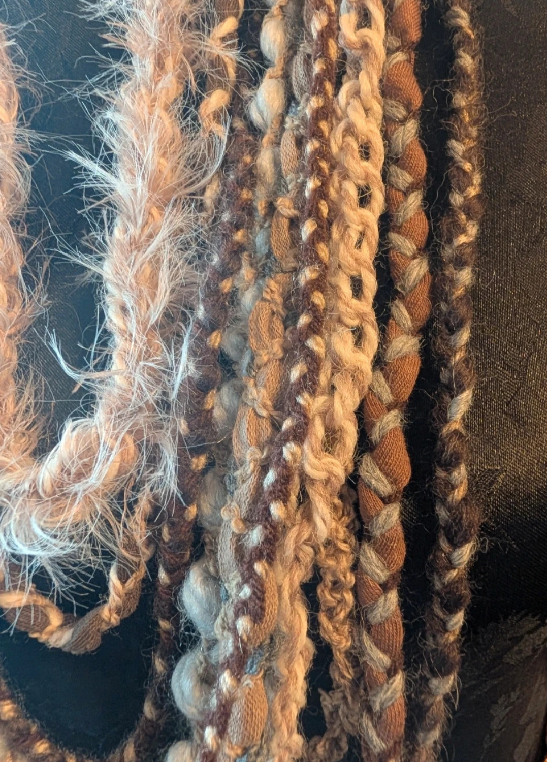 Viking Maiden, Viking Aesthetic Woven Necklace or Costume Accessory