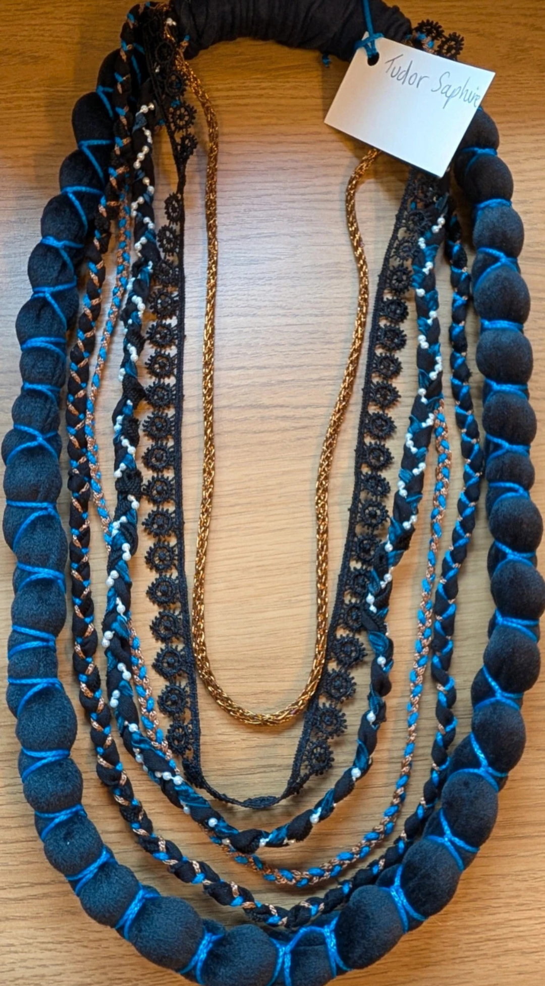 Tudor Sapphire, Medieval Inspired Statement Piece