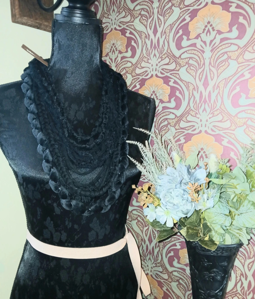 Bloody Mary, Medieval Inspired Necklace, Handmade from Recycled Materials
