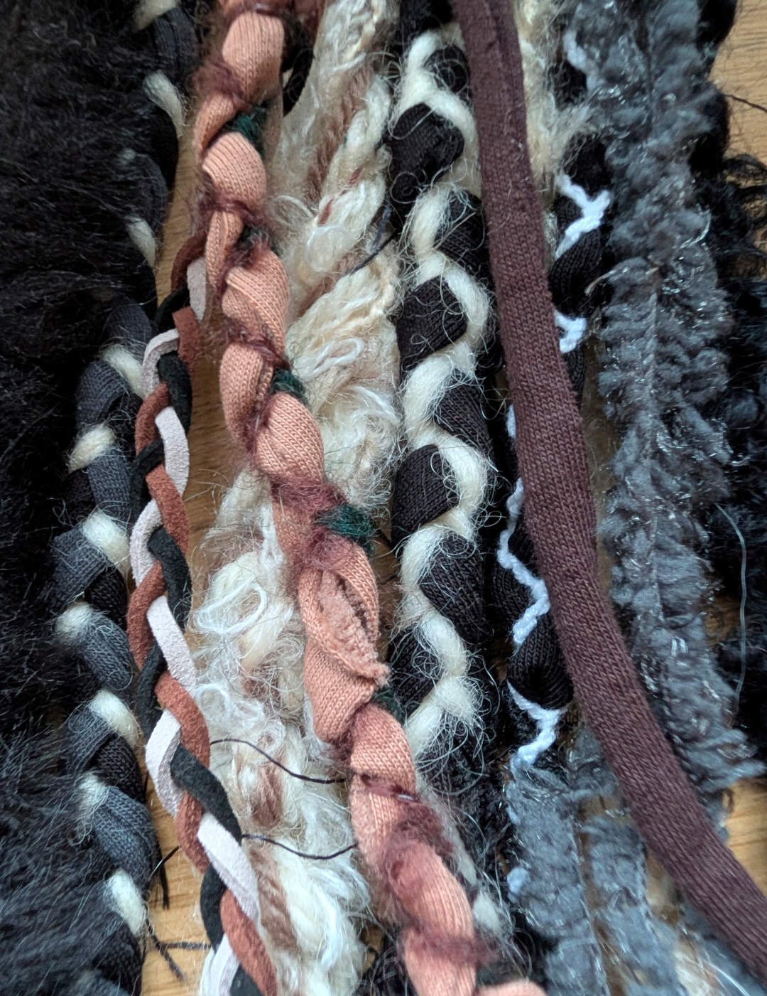 Viking Warrior, Unique Handmade Fabric Necklace/Scarf, Statement Piece