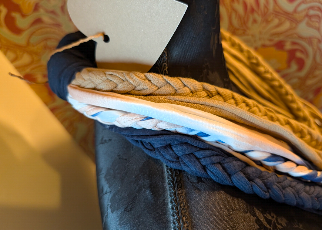 Indigo Sands, Boho Style Handmade Infinity Scarf