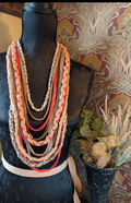 Pretty Coral Summer Holiday Bohemian Style Alternative Fashion Accessory, Festival Coral