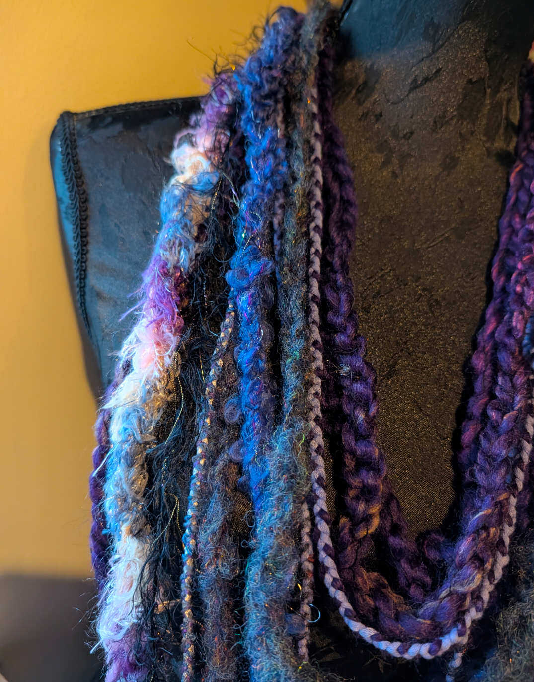 Alchemy, Handcrafted & Upcycled Boho Infinity Scarf