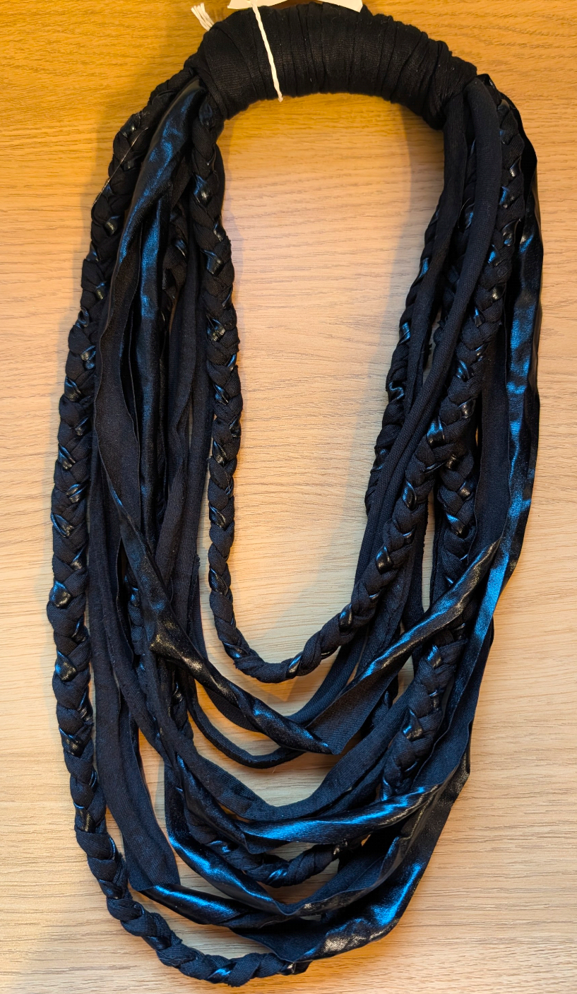 Lucretia, Handmade & Upcycled Gothic Style Infinity Scarf
