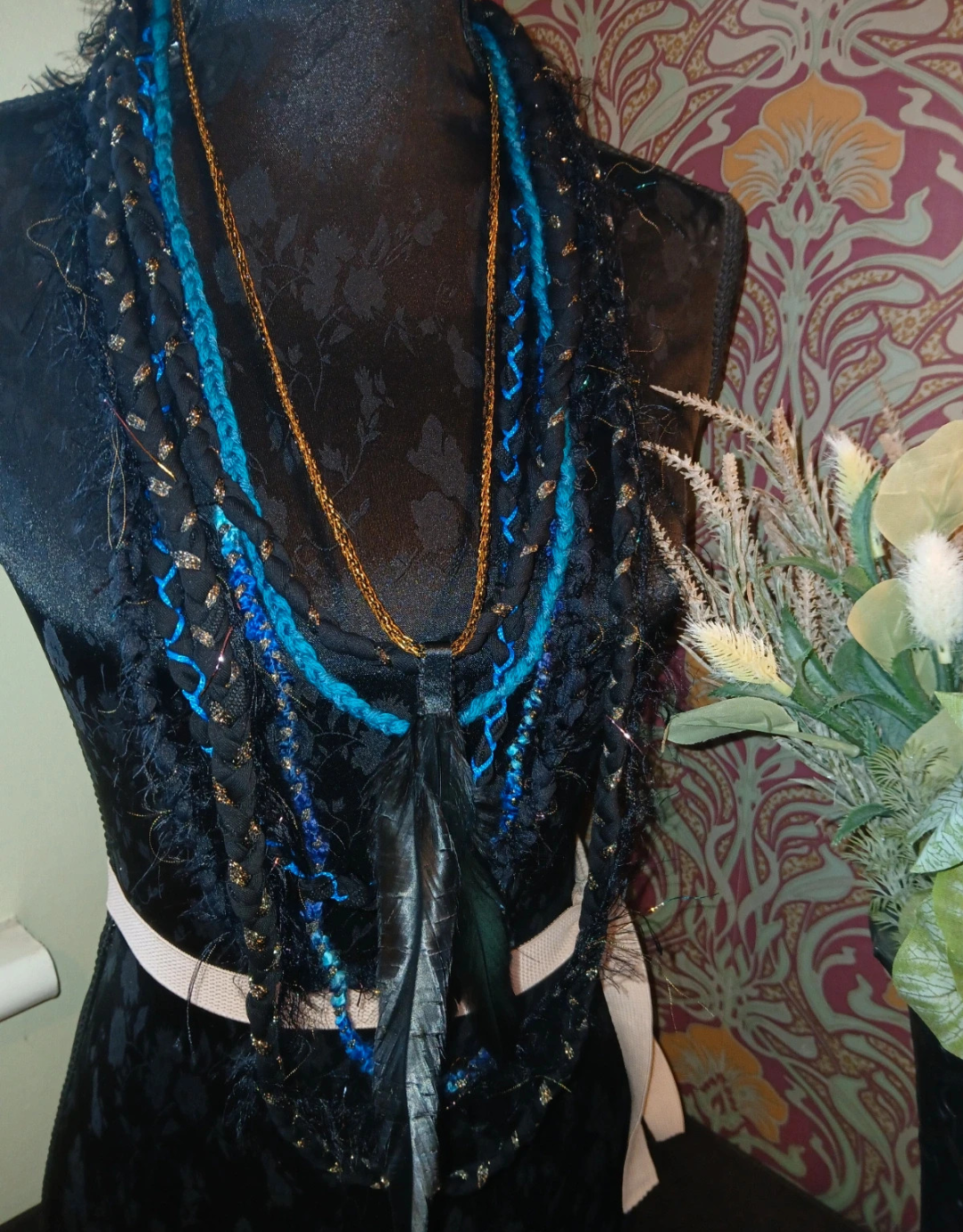 Cleopatra, Historical Female Inspired Statement Piece, Handmade, Upcycled, Unique