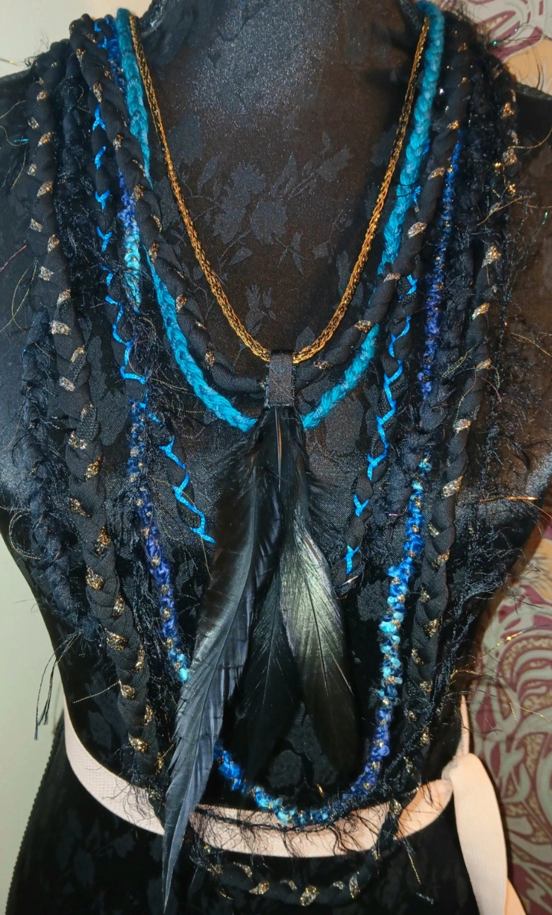 Cleopatra, Historical Female Inspired Statement Piece, Handmade, Upcycled, Unique