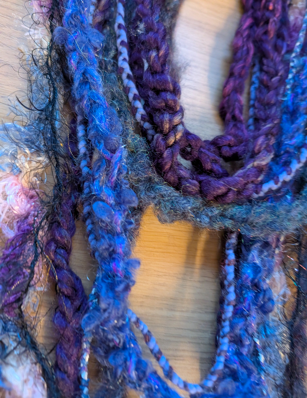 Alchemy, Handcrafted & Upcycled Boho Infinity Scarf
