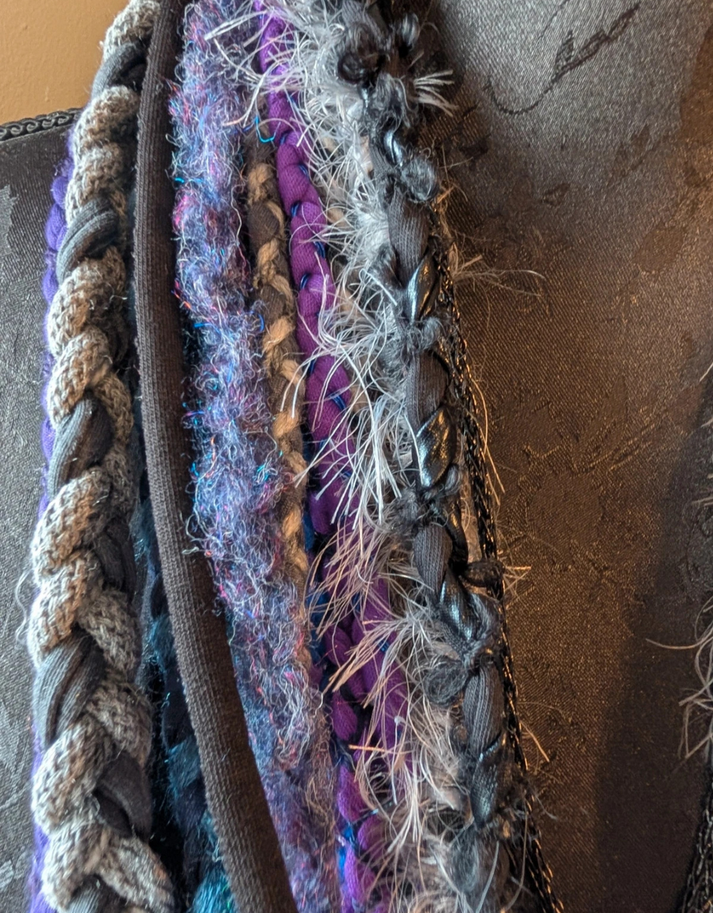 Tempest Witch Boho Witchy Style Fabric Necklace