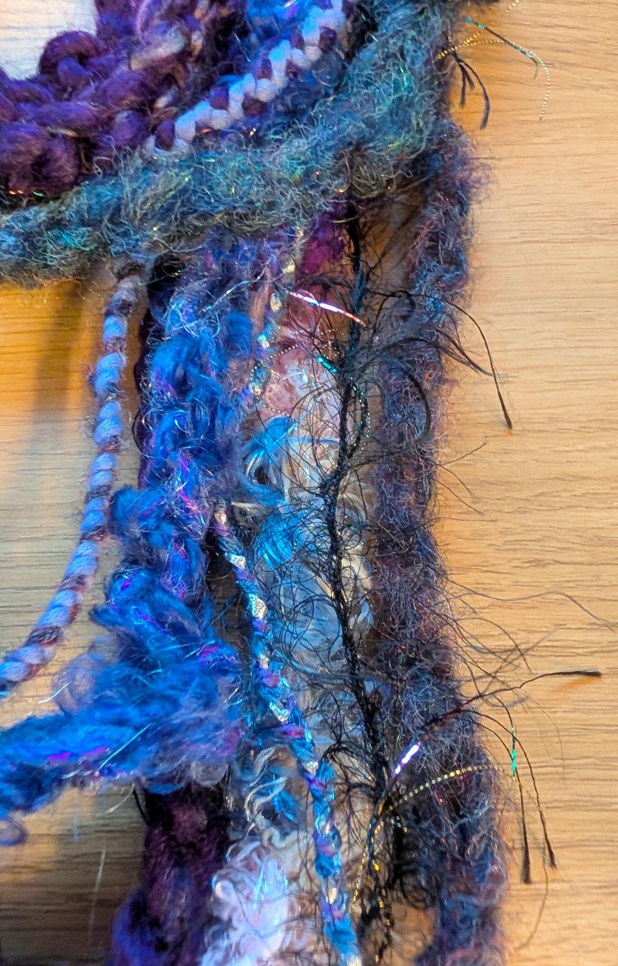 Alchemy, Handcrafted & Upcycled Boho Infinity Scarf