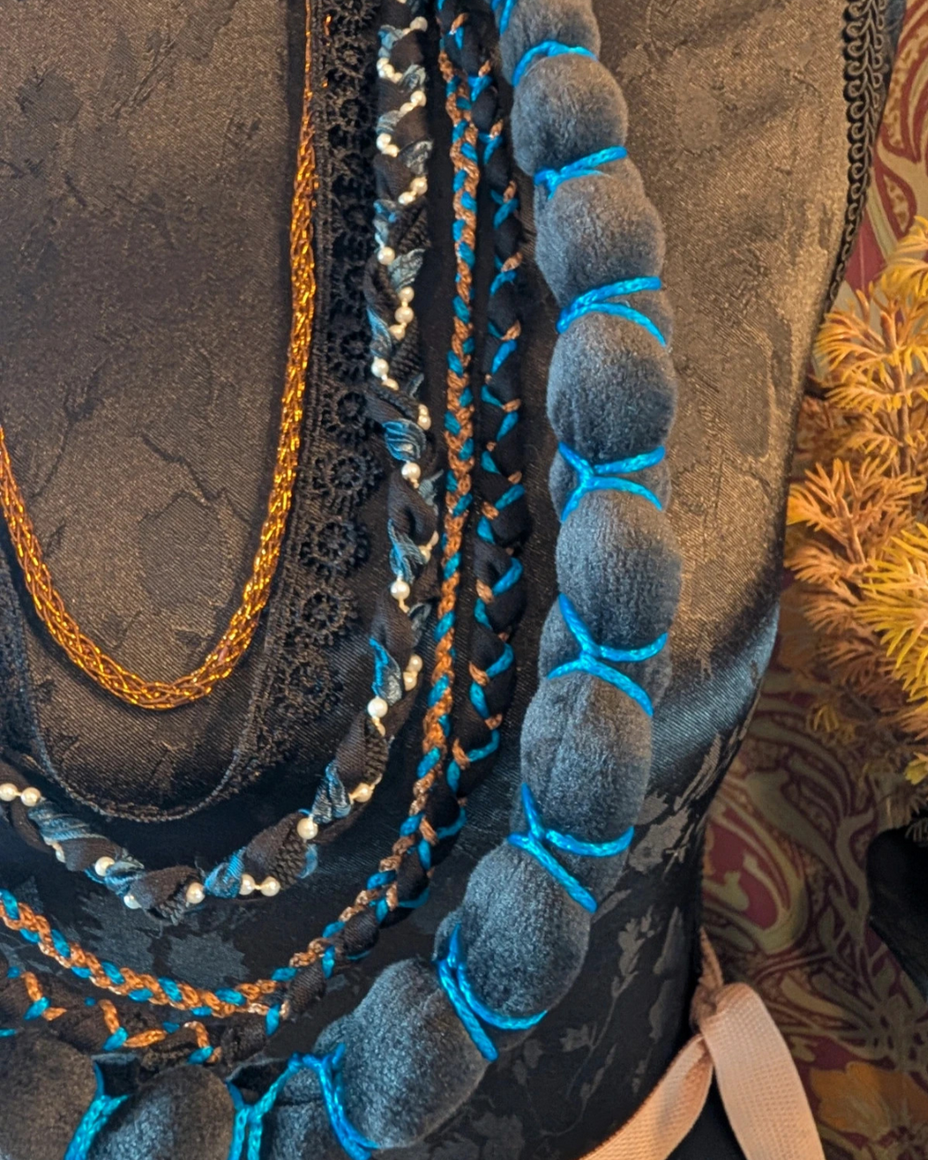 Tudor Sapphire, Medieval Inspired Statement Piece