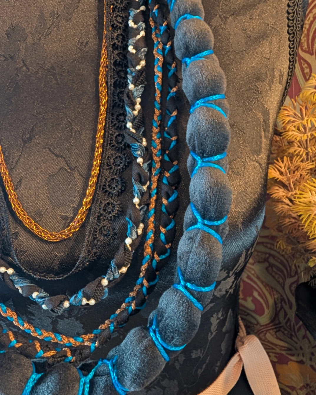 Tudor Sapphire, Medieval Inspired Statement Piece