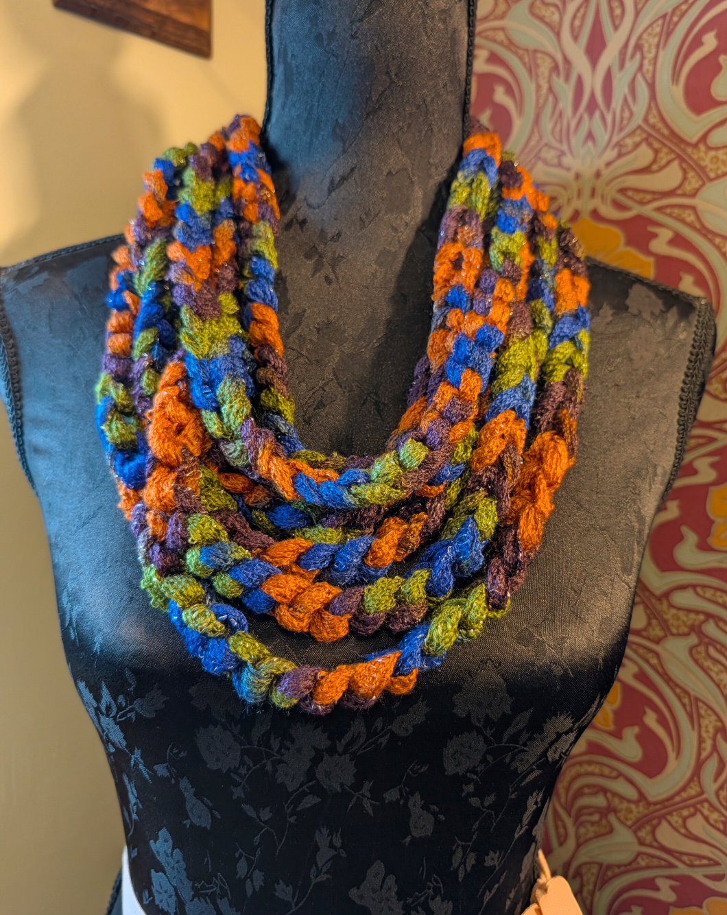 Carnival, Unique Handmade Infinity Scarf