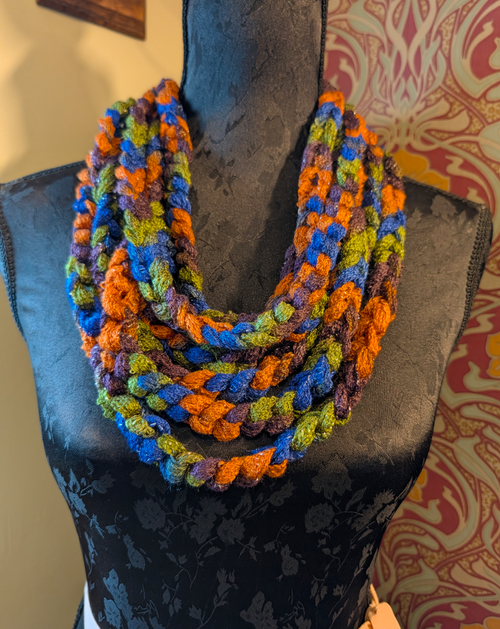 Carnival, Unique Handmade Infinity Scarf