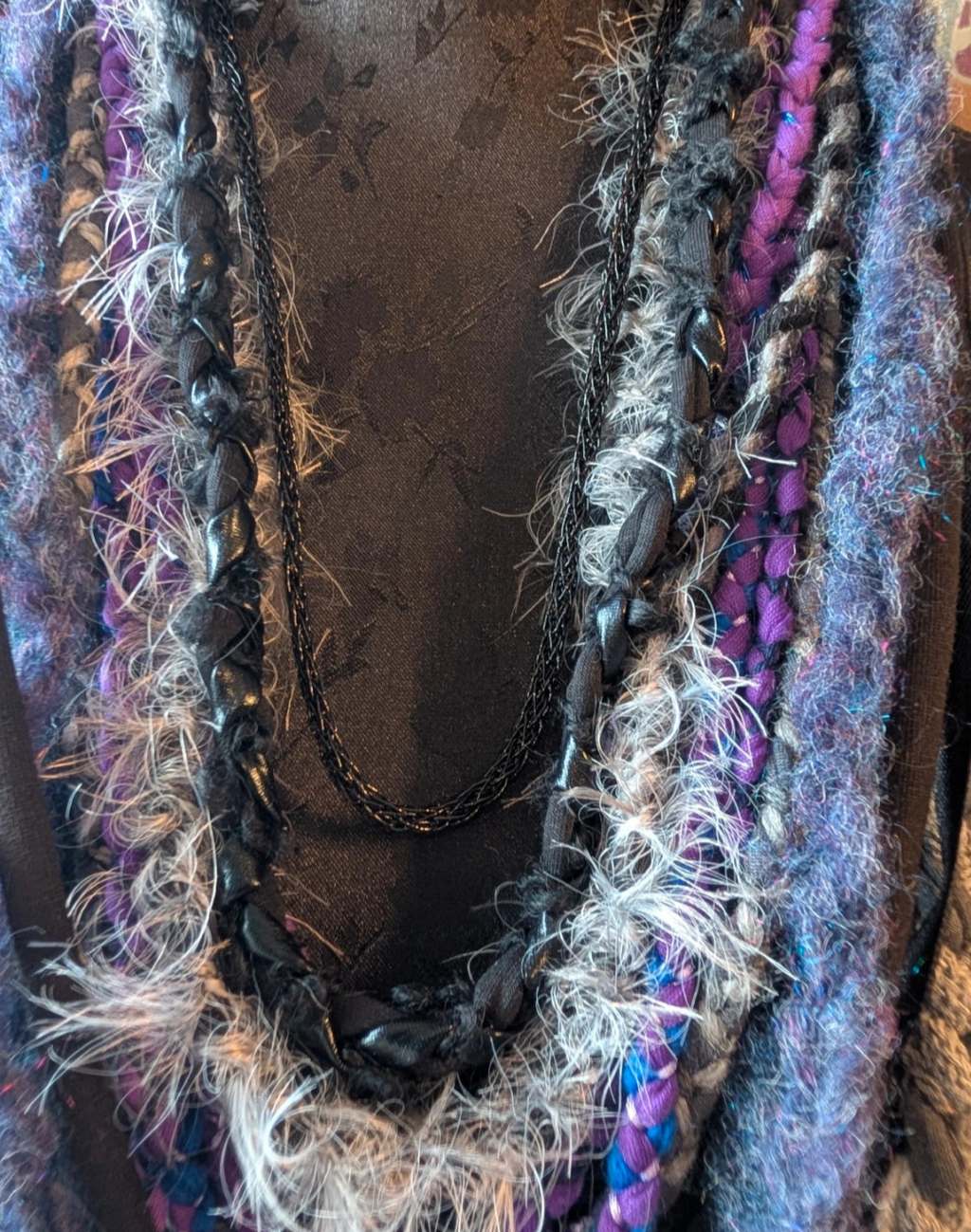 Tempest Witch Boho Witchy Style Fabric Necklace