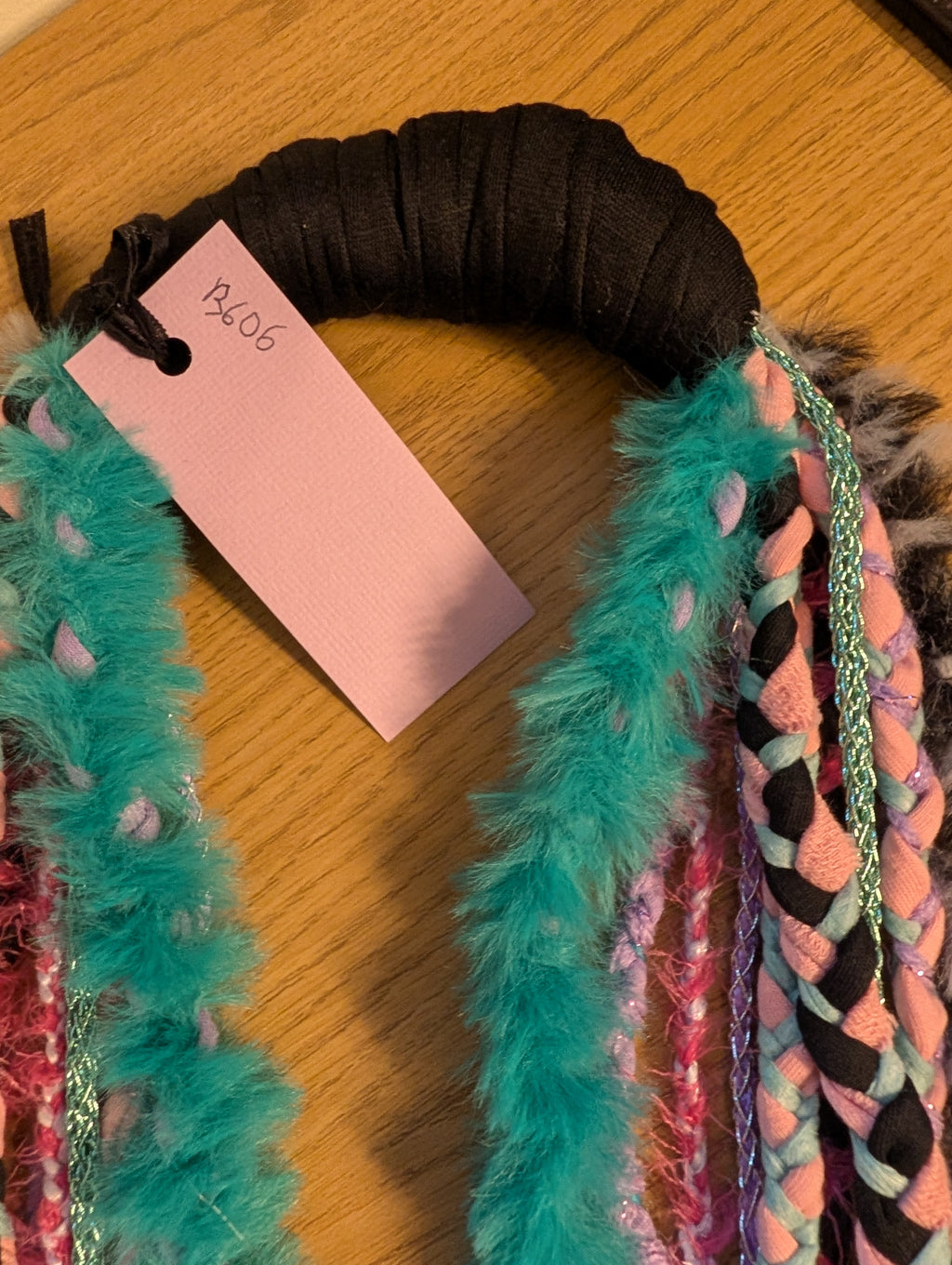 Bright & Bold Fashion Accessory: Scene Queen, layered fabric scarf/necklace, handmade & eco-conscious item