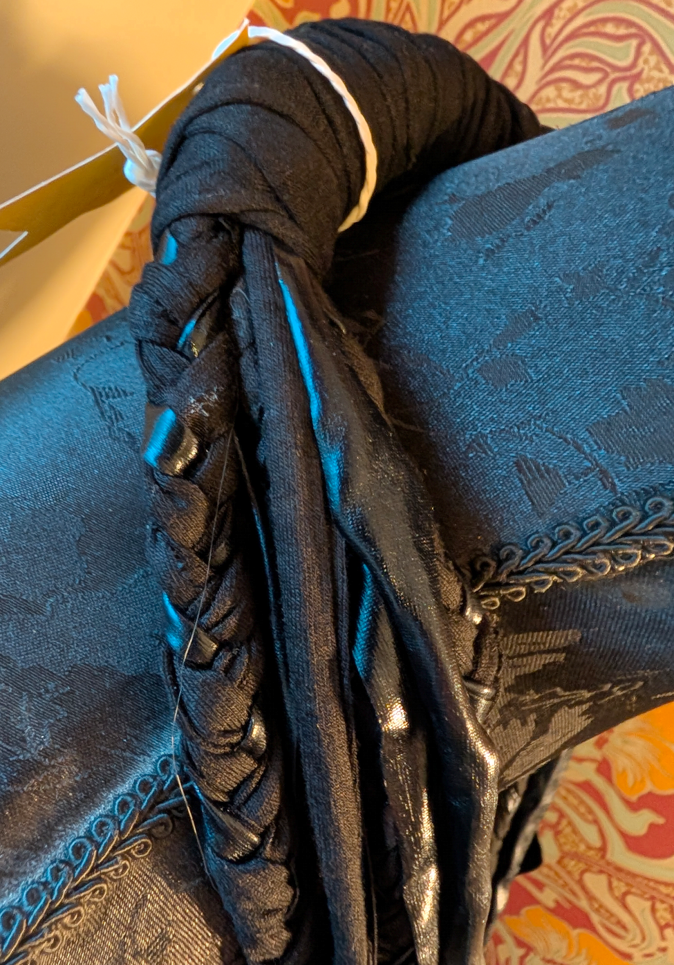 Lucretia, Handmade & Upcycled Gothic Style Infinity Scarf