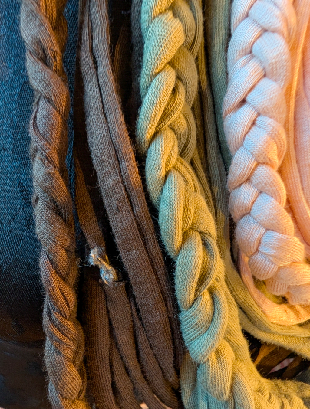 Forest Shades Handmade Infinity Scarf