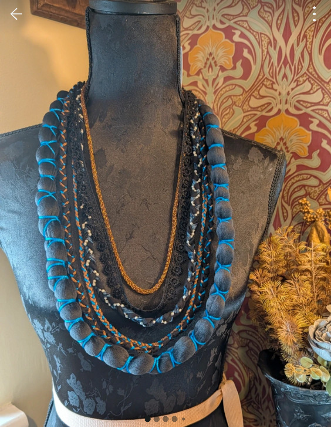 Tudor Sapphire, Medieval Inspired Statement Piece