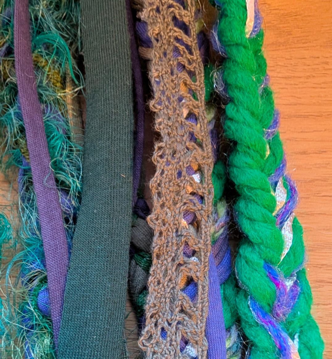 Celtic Witch Handcrafted Upcycled Infinity Scarf