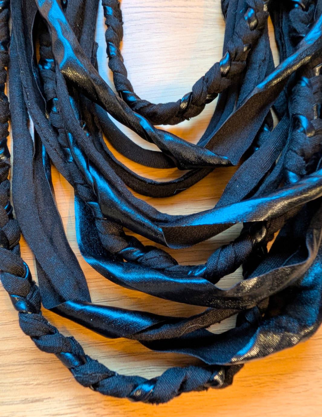 Lucretia, Handmade & Upcycled Gothic Style Infinity Scarf
