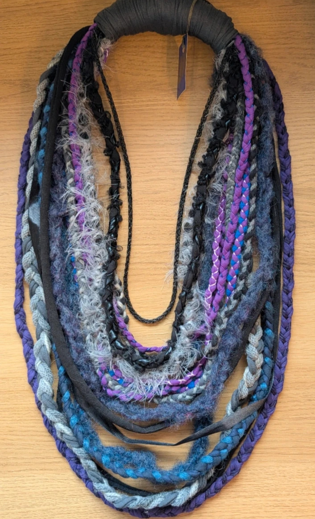 Tempest Witch Boho Witchy Style Fabric Necklace