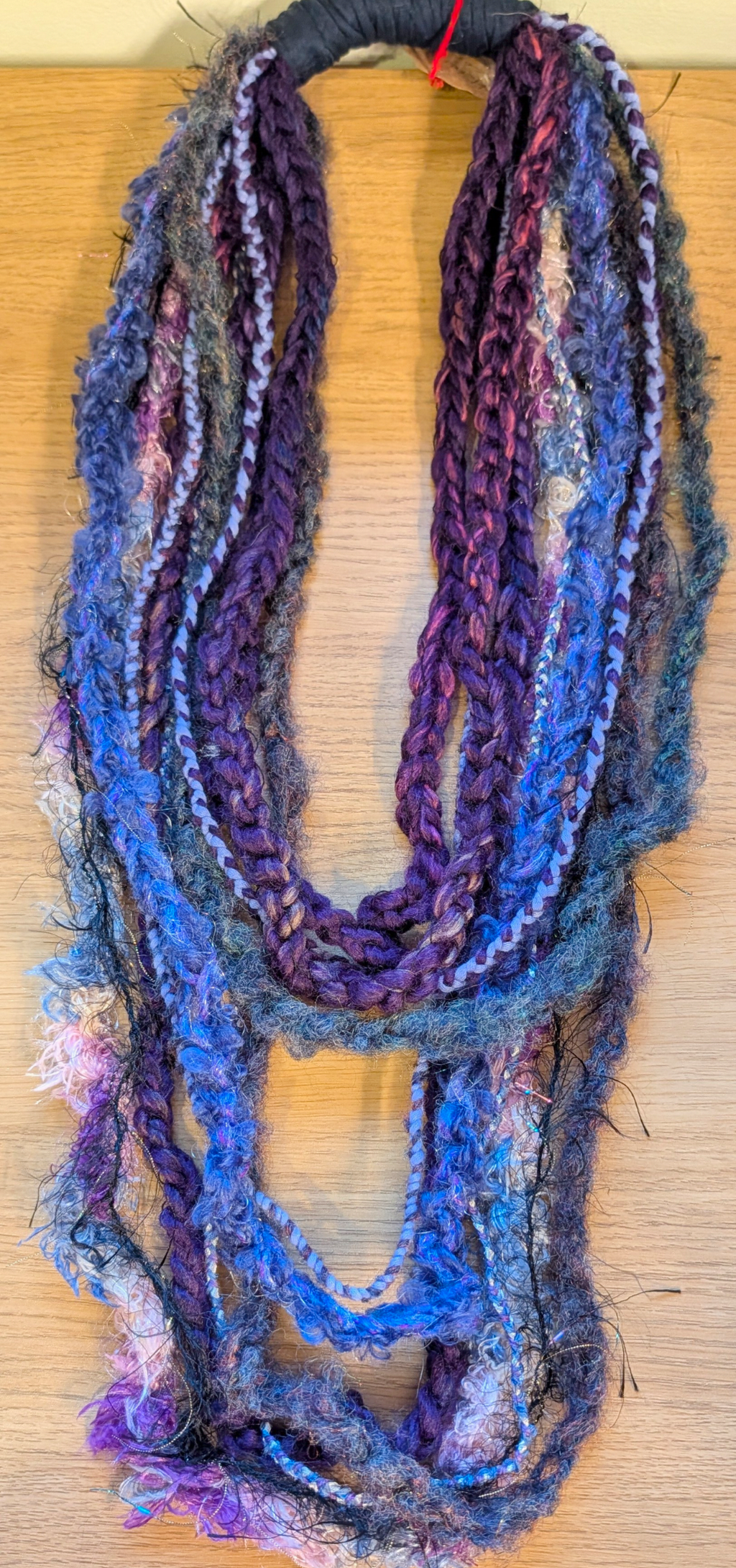 Alchemy, Handcrafted & Upcycled Boho Infinity Scarf